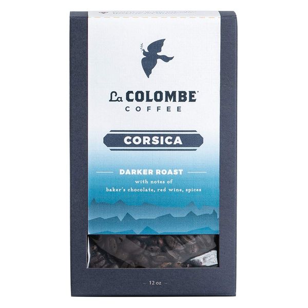 La Colombe Corsica Dark Roast Whole Bean Coffee - 12 Ounce, 1 Pack  - Notes of Baker's Chocolate, Red Wine & Spices - Full-Bodied, Chocolatey, Roasty Coffee Beans