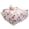 Peanuts SNAP3412 Swirl Shopping Bag, Flower, White