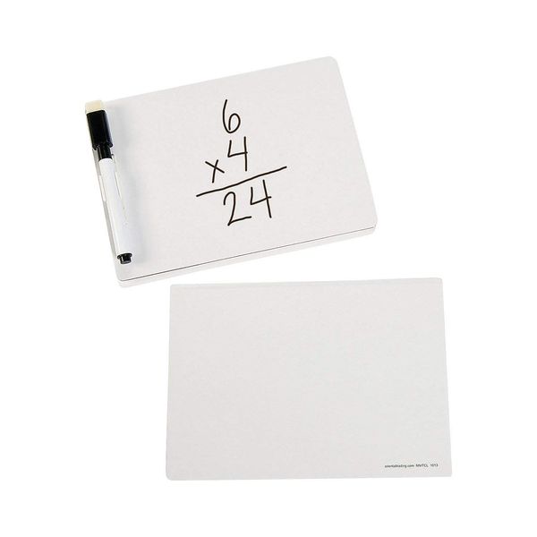 Write On Mini Dry Erase Board - 12 Pieces - Educational and Learning Activities for Kids