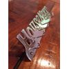 Chattels Shiny Nickel Plated Solid Brass House Keys Key Hook 5 Hooks Wall Mounted Holder Rack Including fixings
