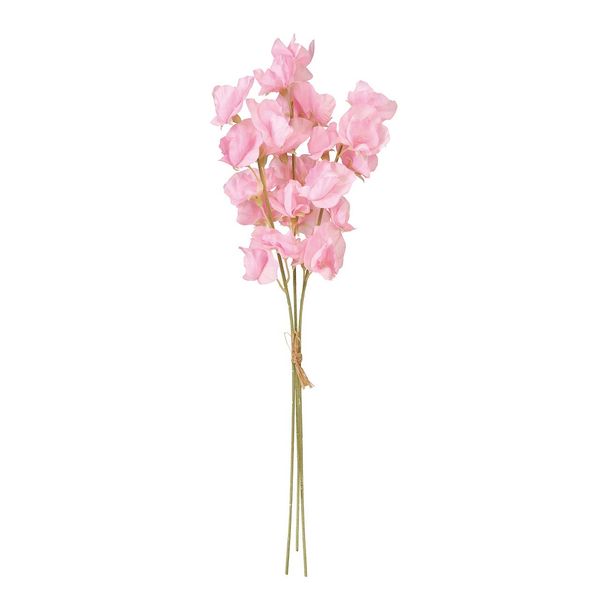 Tokyodo FM006014-102 Artificial Flowers MAGIQ Judy Sweet Pea Bundle, Pink, Flower Diameter 1.6 x 16.5 inches (4 x 42 cm), 3 Pieces