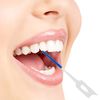 GXXMEI 400PCS Dual-Use Interdental Brushes Soft Silicone Dental Picks Toothpicks Between Teeth Brush, Tooth Flossing Brush for Cleaning Orthodontic Wire Toothbrush Clean Tool