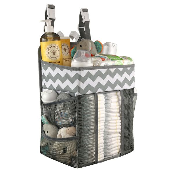 Babywards Hanging Diaper Caddy Nursery Organizer Crib, Wall, Changing Table