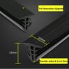 Car Front Windshield Panel Rubber Seal Strip Sealed Moulding Trim Accessories