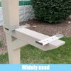 Primst Mailbox Mounting Board, Mailbox Mounting Bracket, Fits Mailboxes with a 8”Wide Floor (7.7)