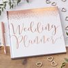 Ginger Ray White & Rose Gold Foiled Wedding Planner Book - 46 Pages - Beautiful Botanics
