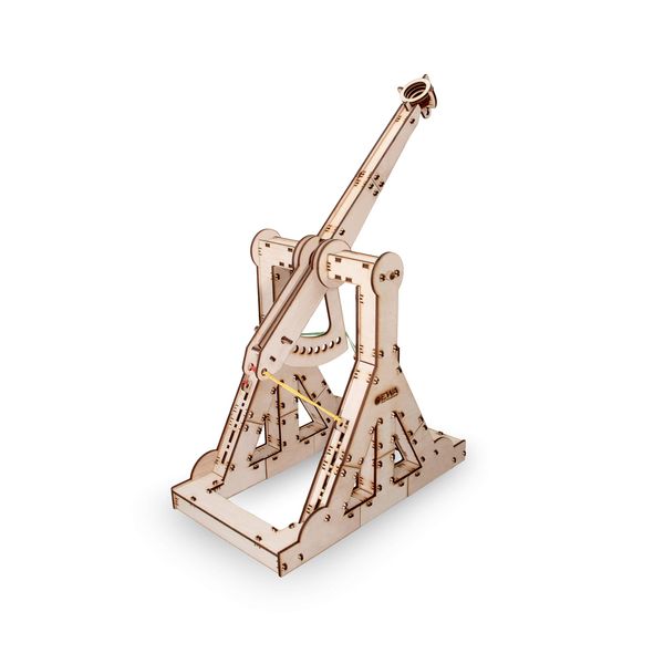 Eco Wood Art 3D Puzzle Trebuchet