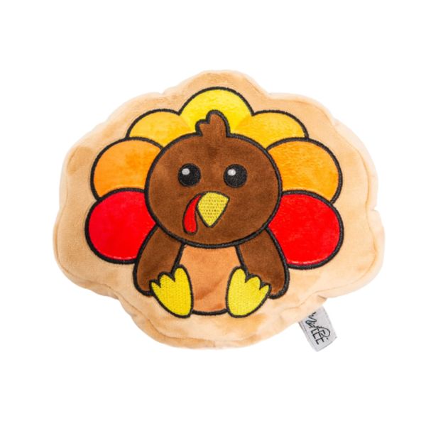 Midlee Turkey Thanksgiving Sugar Cookie Dog Toy (Small)