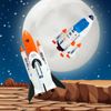 DIOXSTAR Space Rocket And Vehicles Set, Educational Play, Problem-Solving, Hand-Eye Coordination, Fine Motor Abilities, Space Exploration, Engineering, And Teamwork