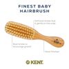 Kent Cherrywood White Bristle Baby Brush