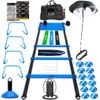 MLCINI Agility Training Equipment Set Resistance Parachute-Hurdles-Cones- More
