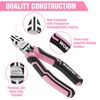 WORKPRO 3PCS Plier Set Needle Nose Plier Diagonal Cutting Plier Slip Joint Plier
