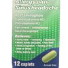 Allergy Plus Sinus Headache Multi-Symptom ValuRx -12 Caplets-New-Pa