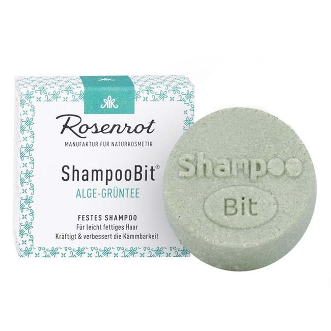 Rosenrot Festes ShampooBit, Alge & Grüntee, 60g (1)