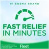 Fleet Laxative Saline Enema for Adult Constipation, 4.5 Fl Oz, 2 Bottles, Pack of 6