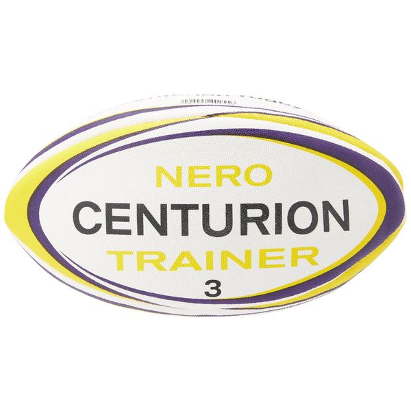 Centurion Nero Trainer Rugby Ball, Yellow, Size 3