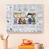 CafePress The Peanuts Gang 11x14 Canvas Print