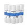 String Wound Sediment Water Filter Cartridge Standard 2.5x10" 50 Micron 5 Pack