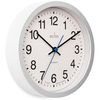 Acctim Bromham Non Ticking Sweep Seconds Hand Wall Clock 20cm Diameter (Silver)