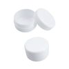 Travel Pots with Lids 2PCS 50ml Travel Containers for Toiletries and 1 Mini Spatula, Refillable Cosmetic Sample Jars for Creams Lotion Nail Art Glitter Jewelleries, White