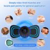 2pcs Portable EMS Electric Neck Back Massager Cervical Massage Patch Stimulator