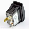 12V LED Kippschalter ON-OFF-ON 25 A