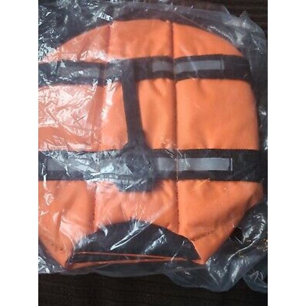 🐕 Dog  Life Jacket Pet Safety Vest Puppy Reflective Stripe,size xs, orange