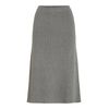 Vila Female Midi Skirt Knitted, Medium Grey Melange