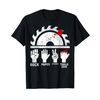 Funny Woodworking Rock Paper Scissors Table Saw T-Shirt