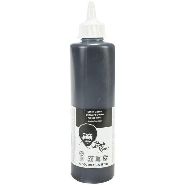 Bob Ross Gesso 500ml-Black, Black