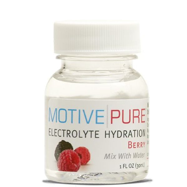 Motive Pure Electrolyte Hydration, Berry, 1 oz Mini Bottle, 12-pack