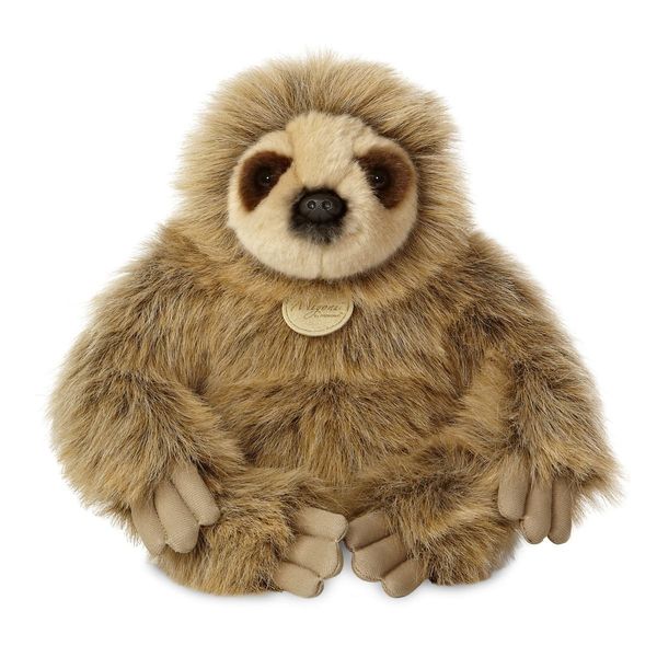 Aurora, 26215, MiYoni Sloth, 12In, Soft Toy, Brown