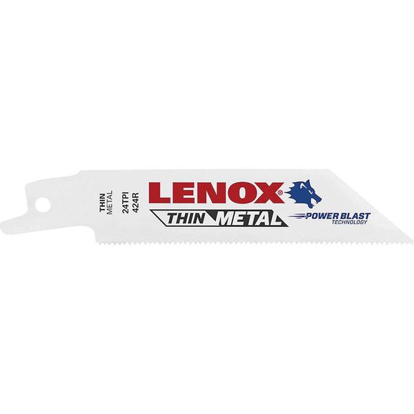 Lenox Tools Metal Cutting Reciprocating Saw Blade with Power Blast Technology, Bi-Metal, 12-inch, 18 TPI, 5/PK (21510118R)