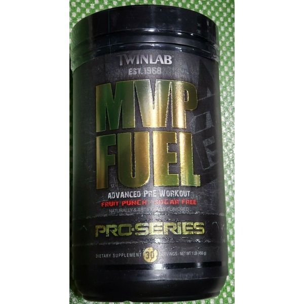 TwinLab MVP FUEL Advanced Pre-Workout Pro Series - 30 Serv  Fruit Punch - 6/2025