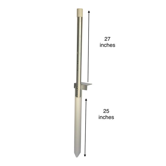 The Beast Sand Spike Rod Holder / 57 inches/Aluminum/Stainless Steel Hardware