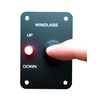 Marine Boat Anchor Windlass Return Toggle Switch Aluminum Plate 2 Way LED Light