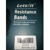 Letsfit Resistance Bands Set Exercise Bands with Handles Training Tubes JSD04-5P