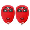 2X New Replacement Keyless Entry Remote Key Fob Shell / CASE Compatible with & Fits for Chevrolet GMC - (No Electronics or Chip Inside)