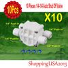 10Pcs Auto Shut Off Valve 1/4-1/4" Quick Connect Push In Undersink Water Filter