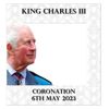 King Charles III Coronation Cardboard Selfie Frame - Pattern