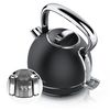 DE Arendo Kettle Stainless Steel with Temperature Setting