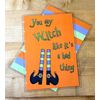 Fall Halloween *Witch Bad Thing" Cover Set 4 use with MINI HAPPY Planner-
