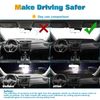 Dashboard Center Console Sunshield Cover Mat Protector For Nissan Rogue 2014-20
