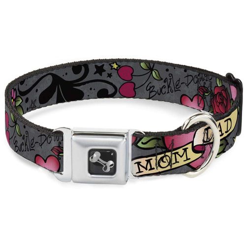 Dog Collar Seatbelt Buckle, 1" Wide - Fits 15-26" Neck - Large