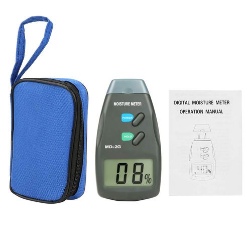 2 Pin Wood Meter Detector Timber Dampness Detector Wood Hygrometer Humidity Tester for Acuurately Measuring Water in Firewood Floor