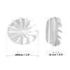 Ø 100mm / 4 inch Extractor Fan Non Return Valve - Ducting Pipe - Plastic - White
