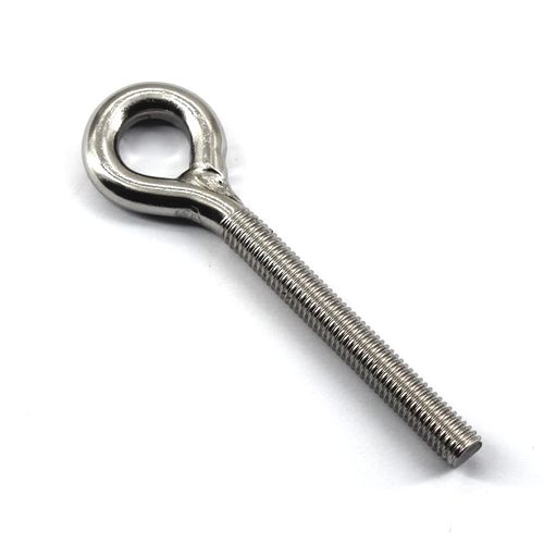2Pcs Stainless Steel M16 Eye Bolt Long Shank Threaded Rod Ringbolt Closed Ring Eyelet Bolt
