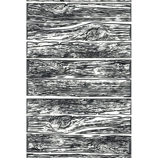 Sizzix 3-D Texture Fades Embossing Folder Mini Lumber by Tim Holtz, 665460, Multicolor, One Size