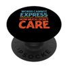 Words Cannot Express How Much I Don't Care - Sarcastic Funny PopSockets mit austauschbarem PopGrip