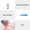 6PCS Seam Ripper Kit - 2 Large 2 Small Stitch Removers - 2 Thread Scissors - Sewing Tools for DIY Needlework & Fabric Cutting (Multicolor)